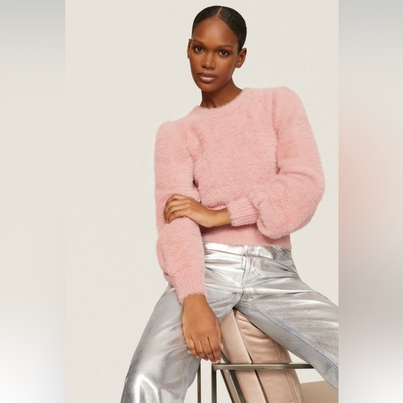 Ronny Kobo Collective Pink Fuzzy Sweater - Picture 5 of 5